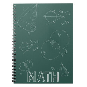 Math Back to School Design Notizblock