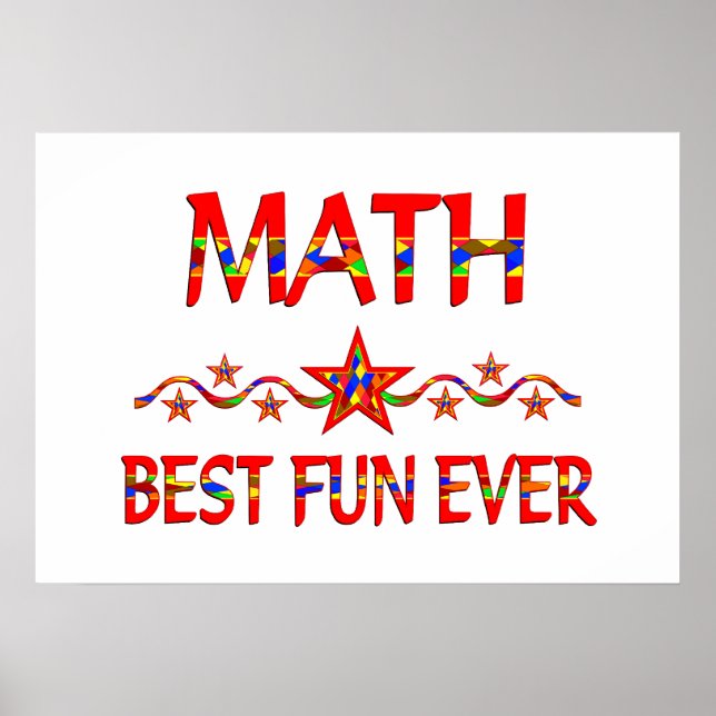 Math Best Fun Poster (Vorne)