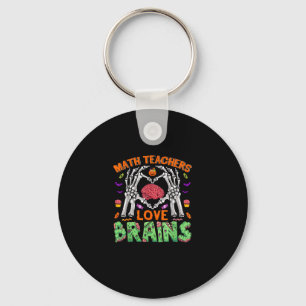 Math Brain Heart Skeleton Hand Zombie Halloween Schlüsselanhänger