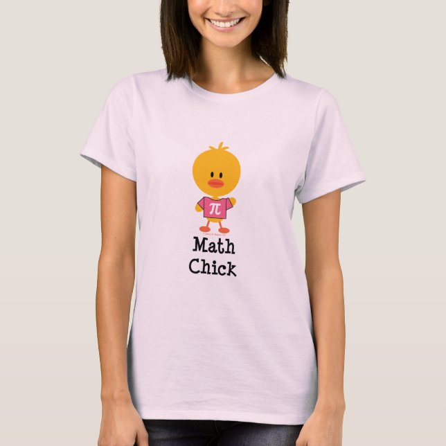 Math Chick Bio Tee Shirt (Vorderseite)