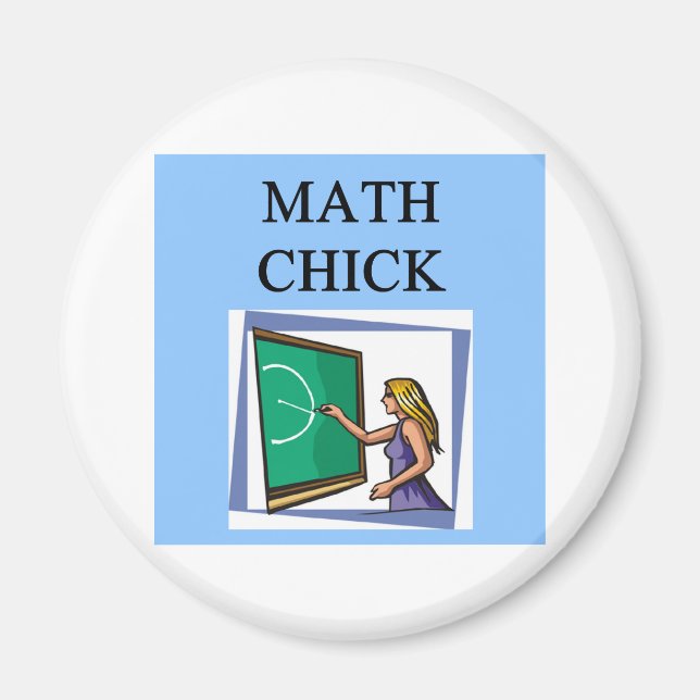 MATH CHICK MAGNET (Vorne)