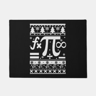 Math Christmas Fußmatte