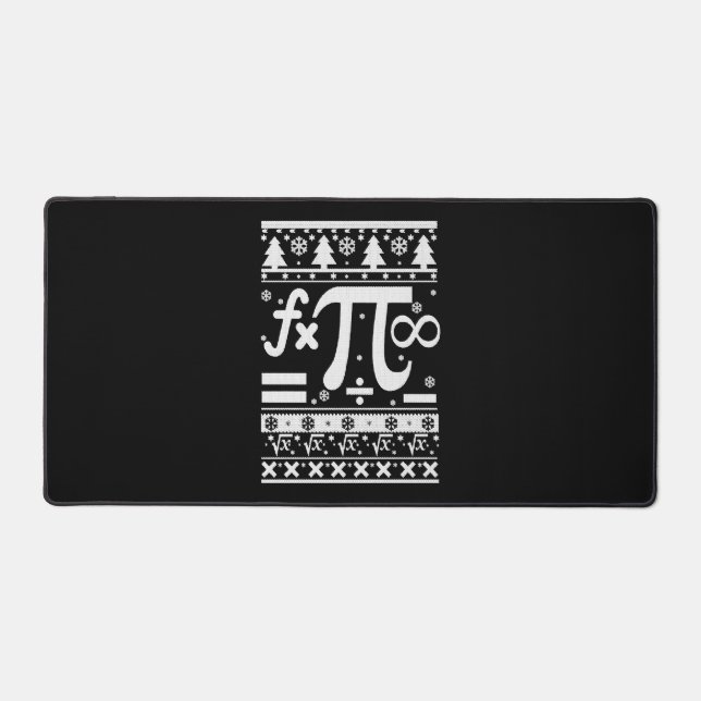 Math Christmas Schreibtischunterlage (Vorderseite)