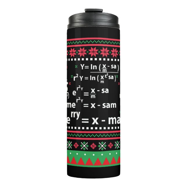 MATH CHRISTMAS THERMOSBECHER (Vorderseite)