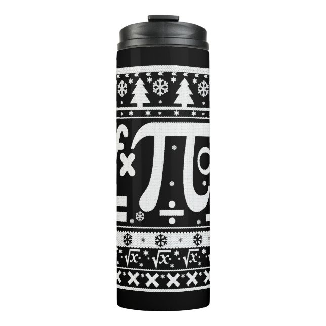 Math Christmas Thermosbecher (Vorderseite)