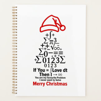 Math Christmas Tree Planner - Love Gift Planer