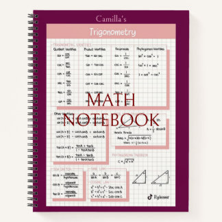 Math Copybook Notizbuch