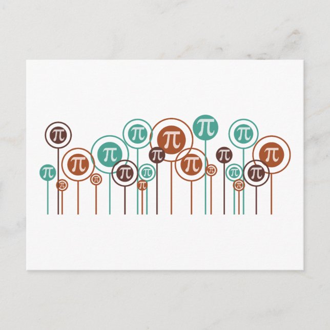 Math Daisies Postkarte (Vorderseite)