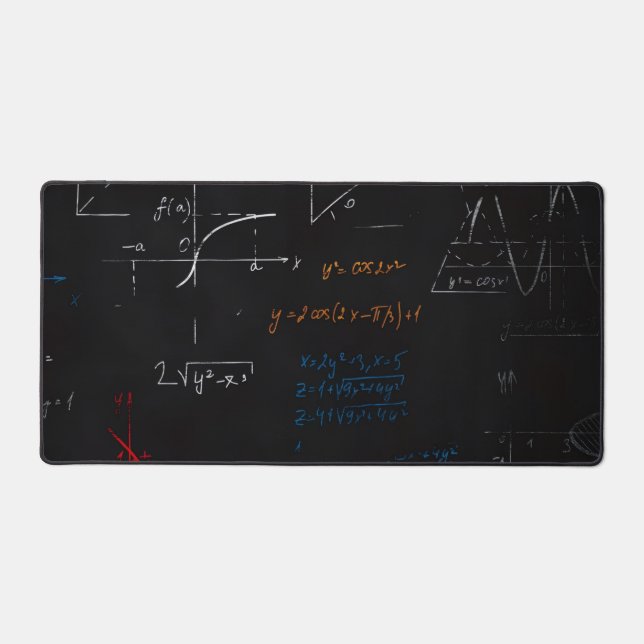Math Desk Mat Schreibtischunterlage (Vorderseite)