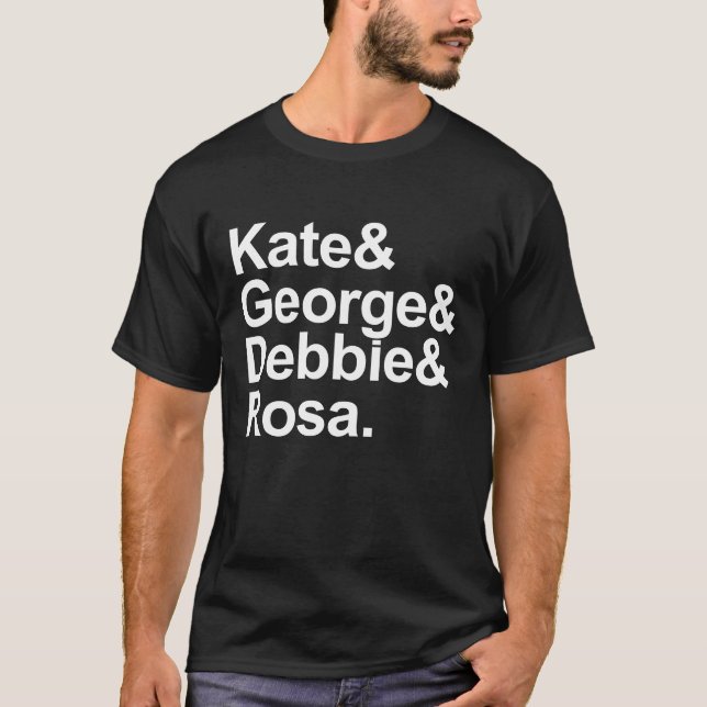 Math Detectives - Kate, George, Debbie und Rosa T-Shirt (Vorderseite)