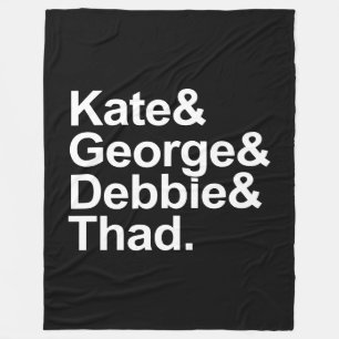 Math Detectives - Kate, George, Debbie und Thad Fleecedecke