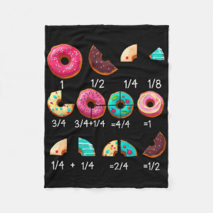 Math Donut Bruch Byck Zur Schule Lehrer Geschenke Fleecedecke