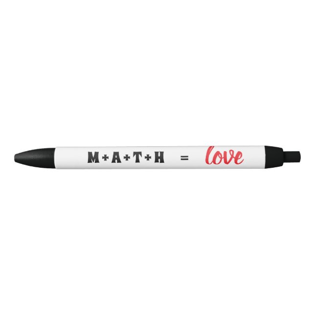 Math Equals Love Geeky Stift (Vorderseite)