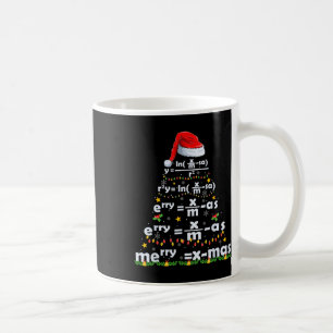 Math Equation Merry X-mas Funny Math Lehrer Chris Kaffeetasse