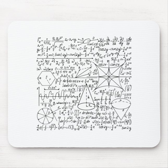 Math Equity Cool Quadratischer Formel Geek Nerd Ma Mousepad (Vorne)