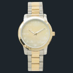 Math Equity Watch for Mathematics Geeks - Gold Armbanduhr<br><div class="desc">Goldschatten für die Uhr der mathematischen Gleichung.</div>