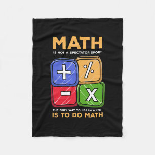 Math Fleecedecke