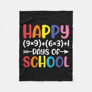 Math Formel 100 Tage Schulspass Lehrer 1 Fleecedecke