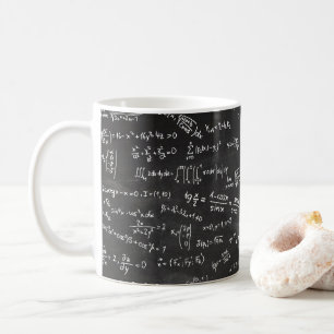 Math-Formel für Blackboard-Chalk Kaffeetasse
