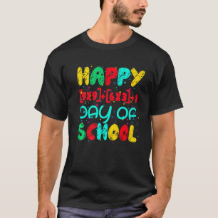 Math Formel glücklich 100 Tage der Schule 100. Tag T-Shirt