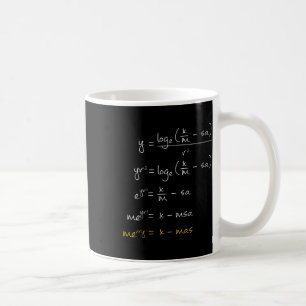 Math Frohe Weihnachten Mathe-Gleichung - Lustiger Kaffeetasse