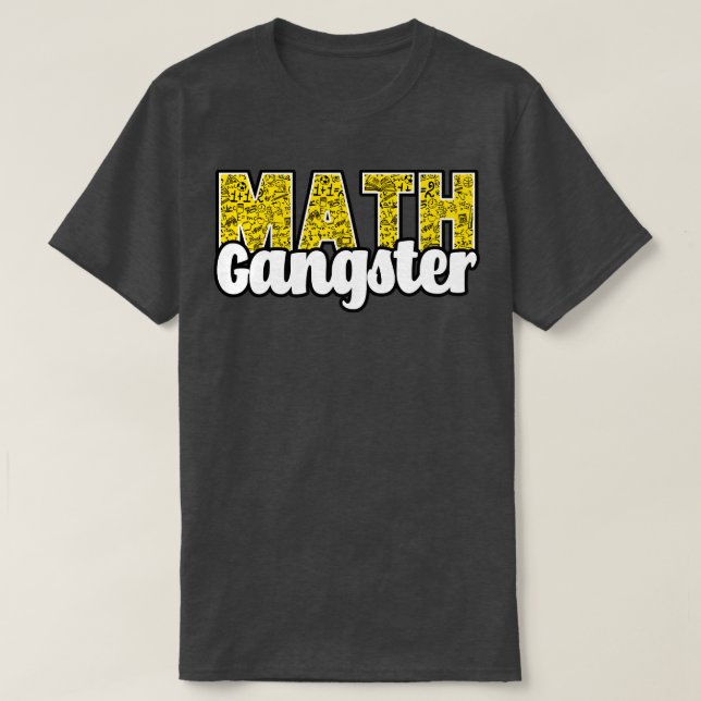 Math Gangster T-Shirt (Design vorne)