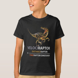 Math Geek Dinosaur Velociraptor T-Shirt