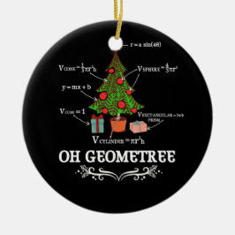 Math Geometry Christmas Tree Geometree Lehrer Keramik Ornament