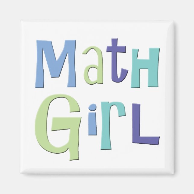 Math Girl Magnet (Vorne)