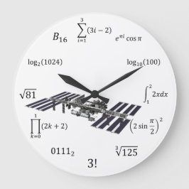 Math-Gleichungen und Notationen Große Wanduhr