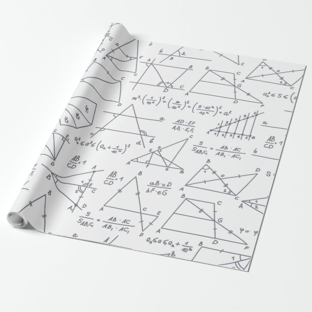 Math Graphs Musterlehrer Geschenkpapier (Ungerollt)