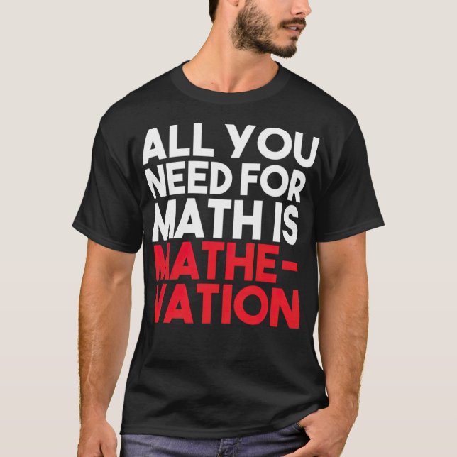 MATH HATERS STUDENTS FUNNY GIFT andalusische Pferd T-Shirt (Vorderseite)