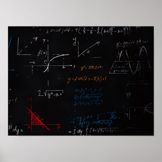 Math Horizontal Poster (Vorne)