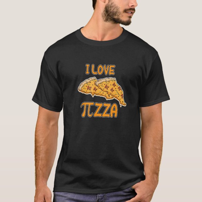 Math I Love Pizza Pi_1 T-Shirt (Vorderseite)