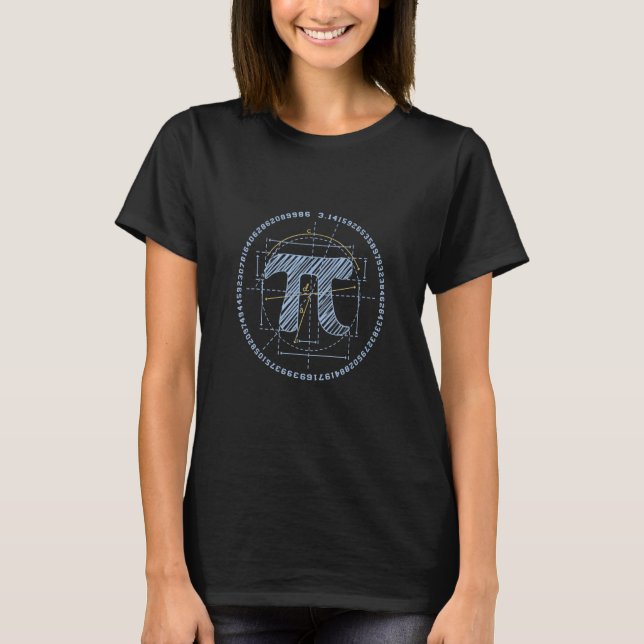 Math Instructor Science Major Education Math Formu T-Shirt (Vorderseite)