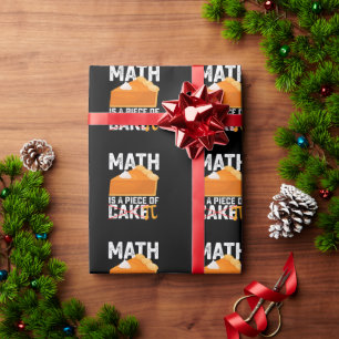 Math Is A Piece of Cake Pi Day Funny Geschenkpapier