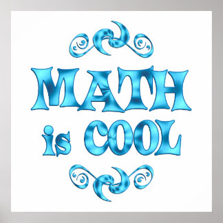 Math is Cool Poster
