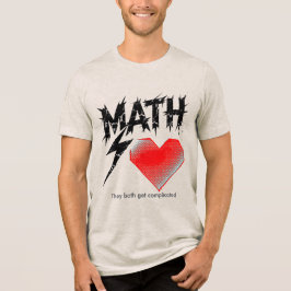 Math Is Like Love Graphic Tee - Light
