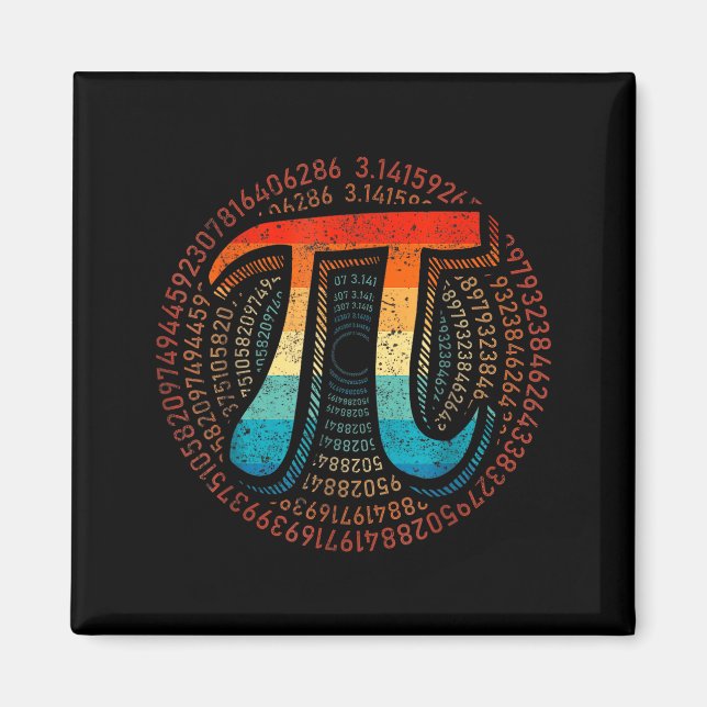 Math Is Simple As Pi Math Teacher Happy Pi Day Lov Magnet (Vorne)