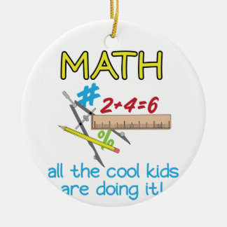 Math Keramik Ornament