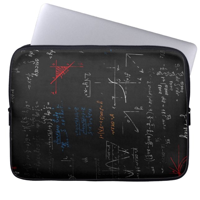 Math Laptop Sleeve (Vorderseite)