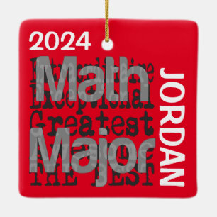Math Major Extraordinaire CUSTOM Keramikornament