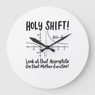 Math Mathematics Große Wanduhr