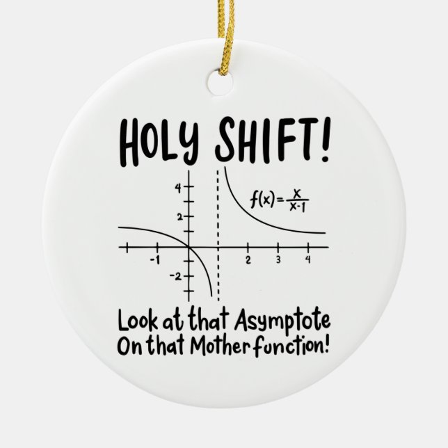 Math Mathematics Keramik Ornament (Vorne)
