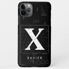 Math Monogram - Xavier iPhone 11Pro Max Case Hülle