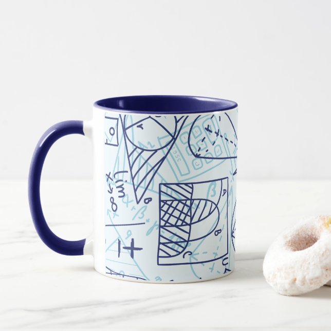 Math Motif Mug (Avec donut)