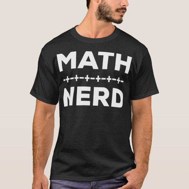 Math Nerd Apparel lustiges Reiten T-Shirt (Vorderseite)