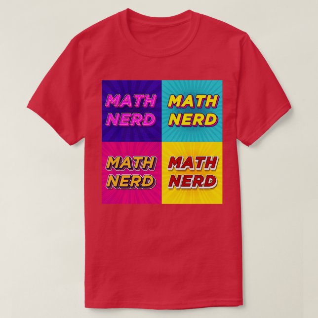 Math Nerd T-Shirt (Design vorne)
