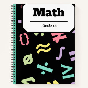 MATH NOTEBOOK FÜR GRAD 10 NOTIZBUCH