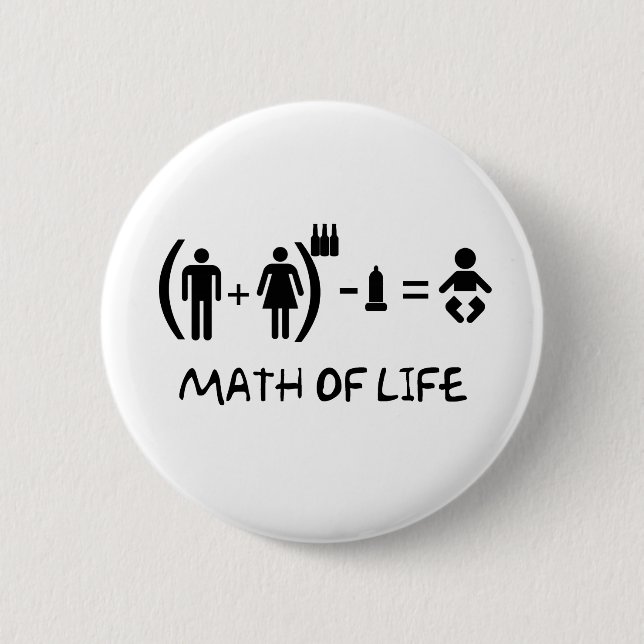 MATH OF LIFE BUTTON (Vorderseite)